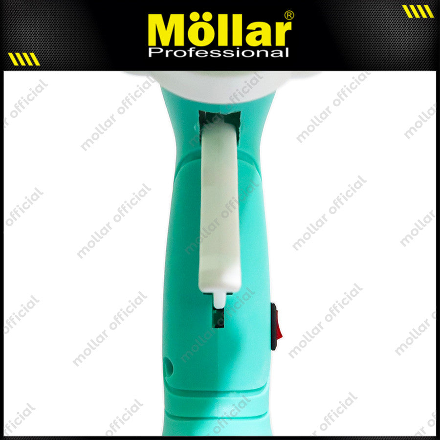 [PAKET] MOLLAR Glue Gun 80 Watt Biru & 7 Pcs Refill Lem Tembak Besar