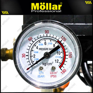 MOLLAR MLR-AC-1008S Mesin Kompresor Listrik Oilless 3/4 HP 8 Liter