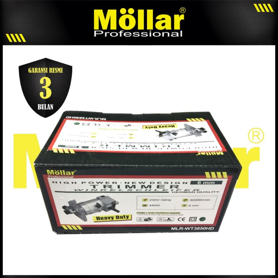 MOLLAR WT3850 Mesin Profil Trimmer Router Kayu 440 Watt