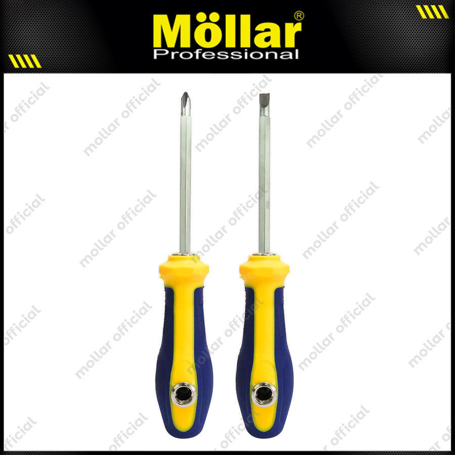 HDT 819 Obeng Bolak Balik 2 Arah Gagang Karet 2 Way Screwdriver