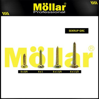 MOLLAR 93-008 Sekrup GRC 6 x 1-1/2 - 100 pcs