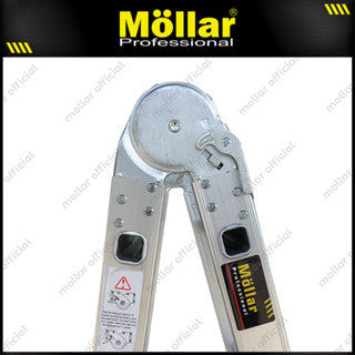 MOLLAR Tangga Lipat Alumunium A 4x3 3.4 meter