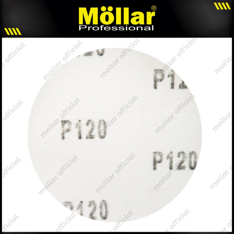 HSS Amplas Velcro Bulat No. 120 Mesin Gerinda 4"