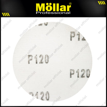 HSS Amplas Velcro Bulat No. 120 Mesin Gerinda 4"