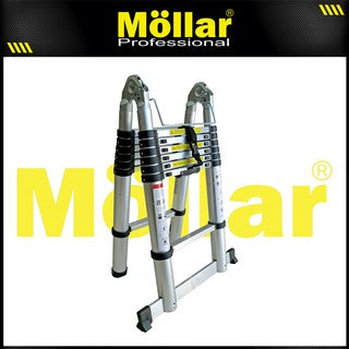 MOLLAR Tangga Teleskopik A XL 2x7 5.6 meter / Double Telescopic Ladder