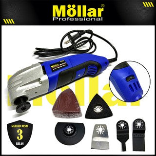 MOLLAR MFT300 Mesin Multi Oskilasi Set 6 pcs / Multi Tools