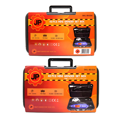 JP 89-004 Mesin Mini Grinder Set 40 pcs Box Plastik