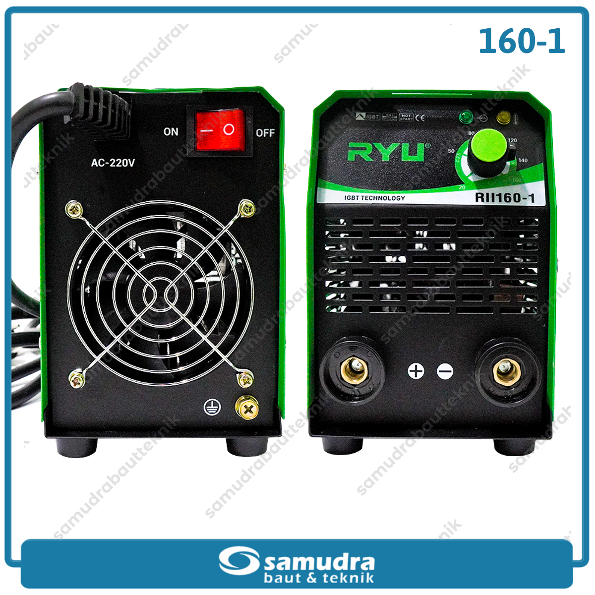 RYU RII160-1 Mesin Las Listrik Inverter 1.300 Watt
