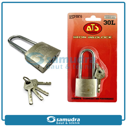 ATS Gembok 30 mm Long / Gembok Besi Leher Panjang