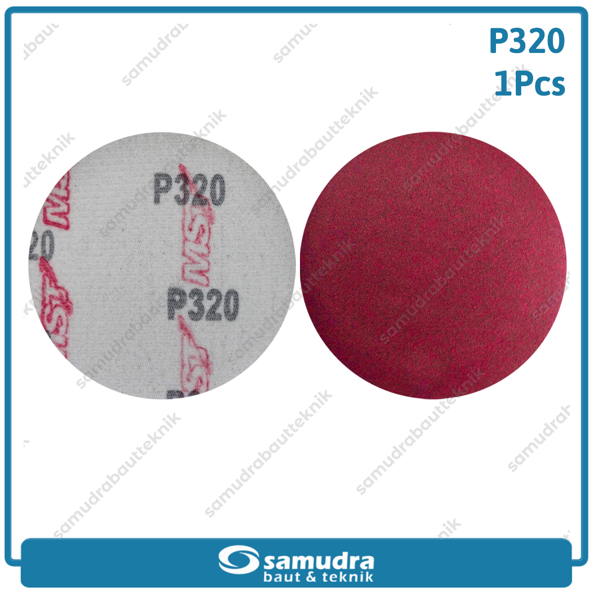 MST MST-YF-VS-432 Amplas Velcro Bulat No. 320 Mesin Gerinda 4"