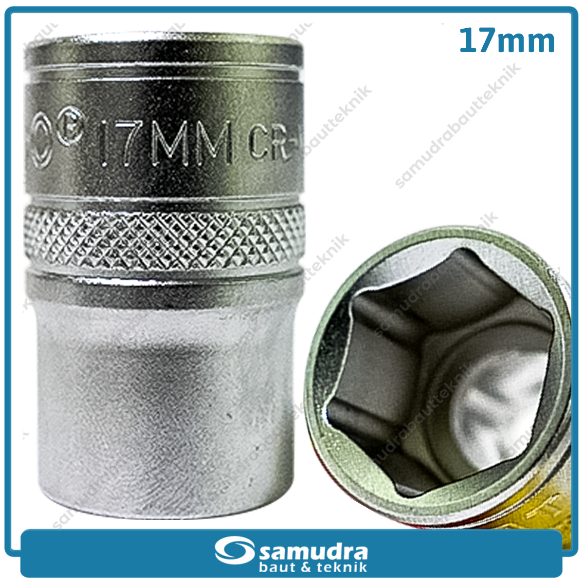 TEKIRO SC-SC0383 Mata Sok 1/2" 6PT 17 mm