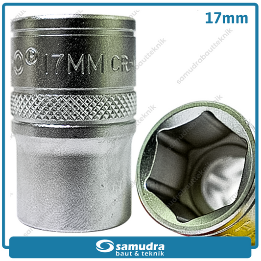 TEKIRO SC-SC0383 Mata Sok 1/2" 6PT 17 mm