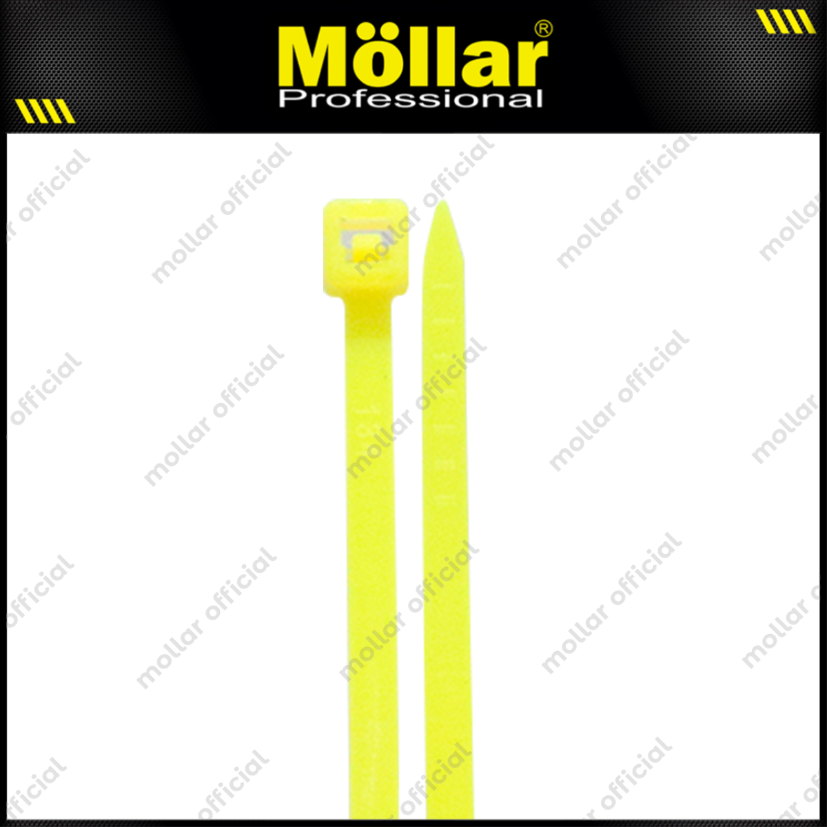 MOLLAR KT-25150 Kabel Ties 2.5x150 mm Kuning