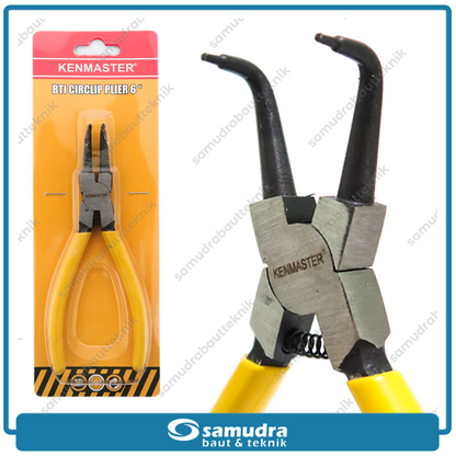 KENMASTER TANC-063 Tang Spi Bengkok Tutup 6" / Tang Snapring Bent Internal