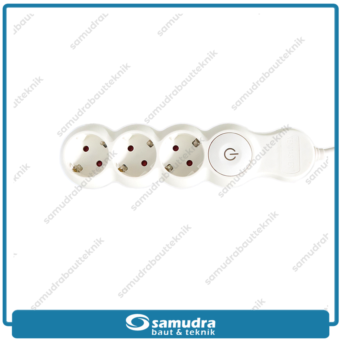 KENMASTER STKA-129 Stop Kontak 3 Lubang KC-03