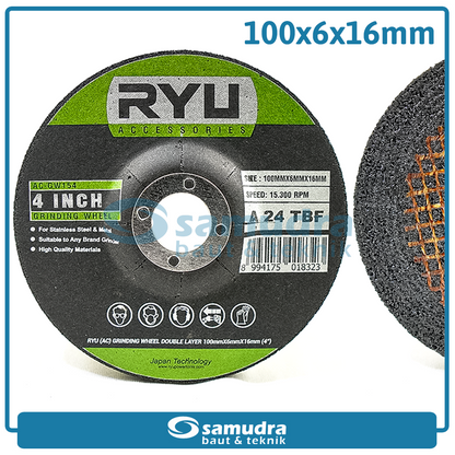 RYU AC-GW154 Mata Gerinda Poles Besi 4" / Grinding Wheel