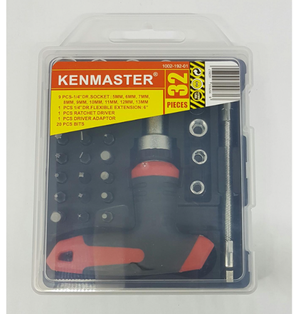 KENMASTER KCSO-101 Kunci Sok Set 32 pcs Box Plastik