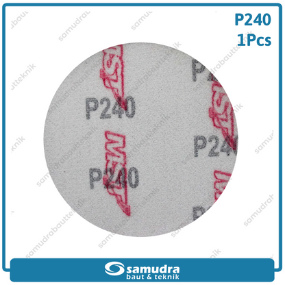 MST MST-YF-VS-424 Amplas Velcro Bulat No. 240 Mesin Gerinda 4"