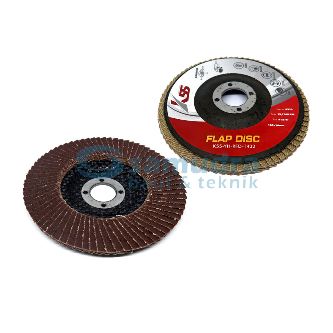 K55 K55-YH-RFD-T432 Amplas Susun No. 320 / Flap Disc