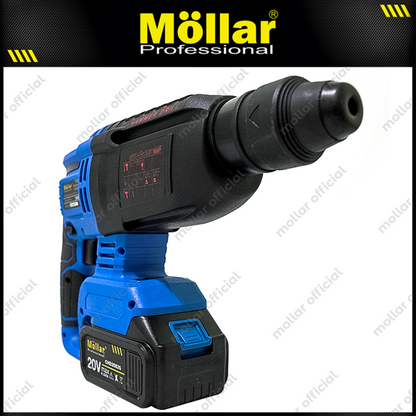 MOLLAR CHD20826 Mesin Bor Bobok SDS Plus Baterai 20V / Cordless Rotary Hammer