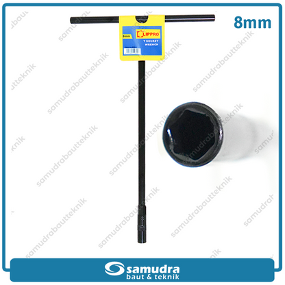 LIPPRO 886-8 Kunci Sok T Hitam 8 mm