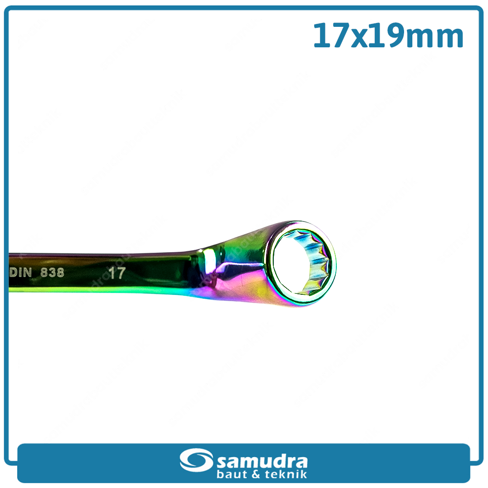 GRIPON 18-854 Kunci Ring Titanium 17x19 mm