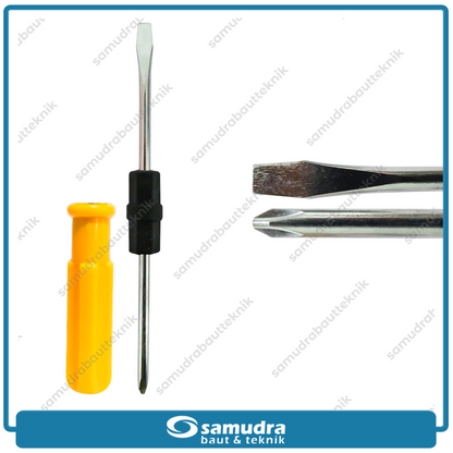 KTP SD-K460 Obeng 2 Way Gagang Plastik 4"