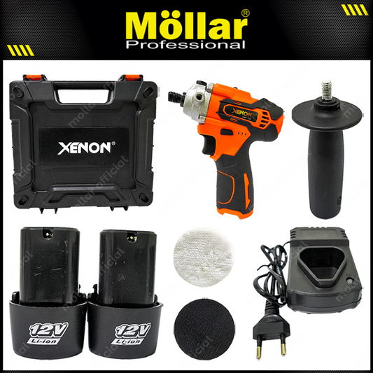 XENON CDP125 Mesin Poles 5" Baterai 12V / Cordless Polisher