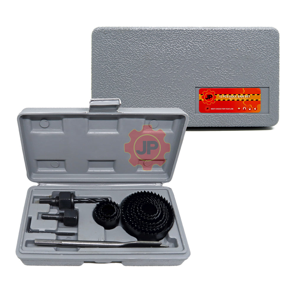 JP 89-001 Hole Saw Set 13 pcs / Mata Bor Holesaw Kayu