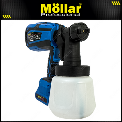 MOLLAR CSG451 Mesin Semprot Cat Baterai 20V / Cordless Cordless Spray Gun HVLP