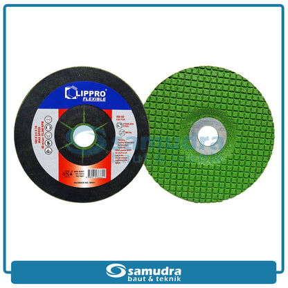 LIPPRO 88601 Mata Gerinda Fleksibel WA 60 Stainless Steel 4"