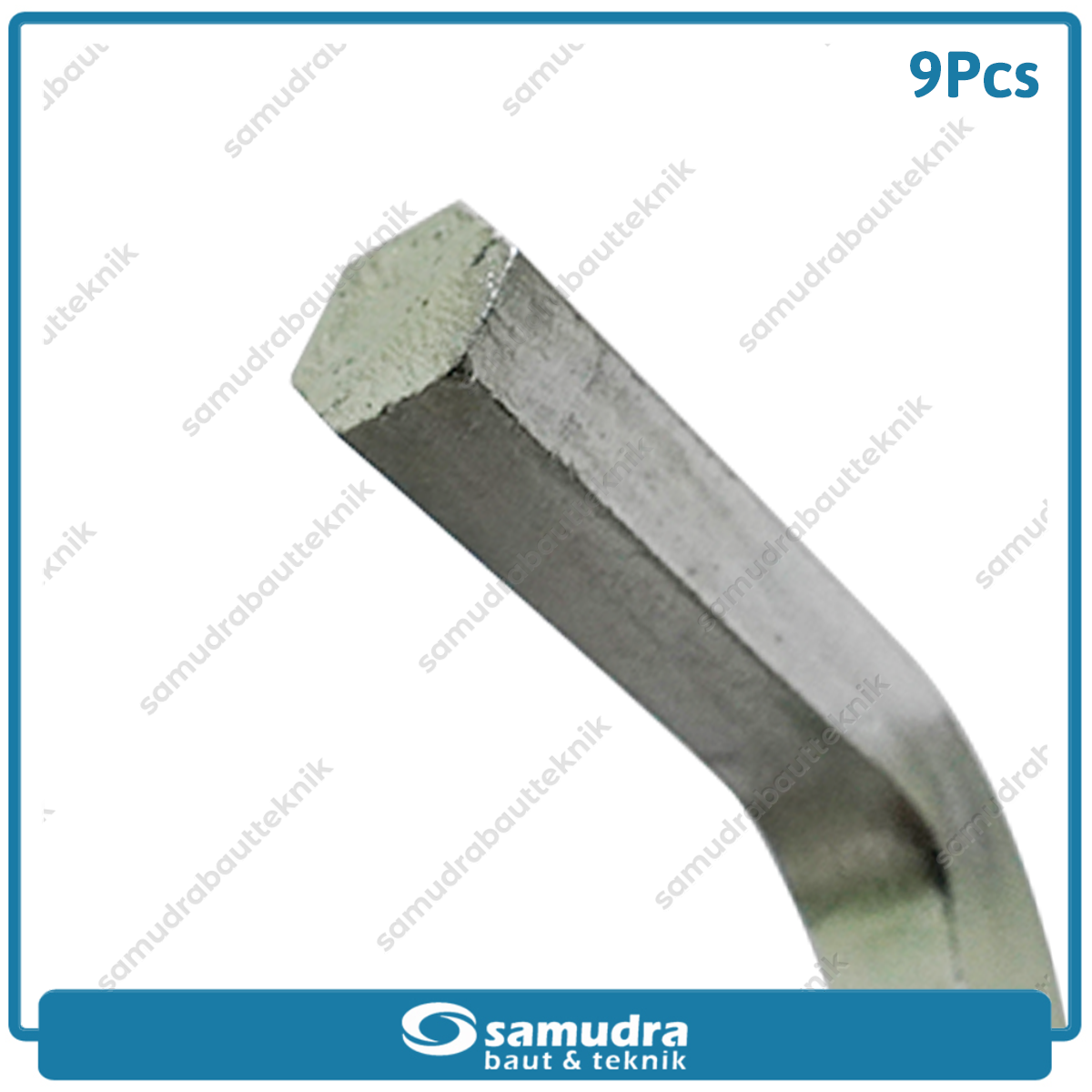 IZUMO Kunci L Set Panjang Flat 9 Pcs 1.5-10 mm