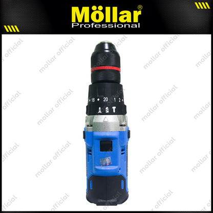 MOLLAR CID20500-U POLOSAN Cordless Impact Drill 20V Tanpa Baterai & Charger