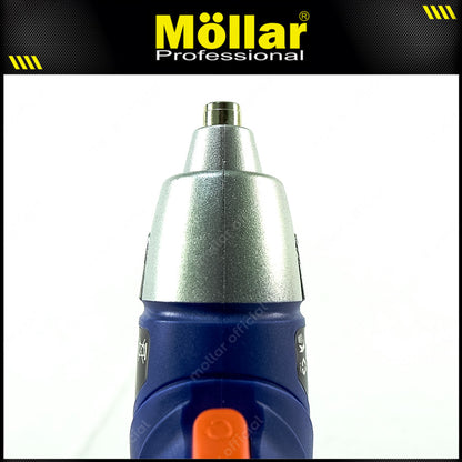 MOLLAR CDS014 Mesin Obeng Baterai 4.8V Aksesoris Set / Cordless Screwdriver