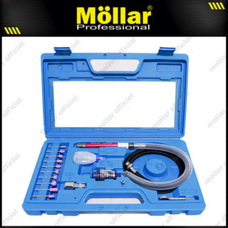 MOLLAR AMGM17 Mesin Mini Grinder Set 17 pcs Angin Kompresor