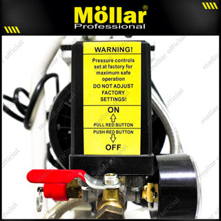 MOLLAR MLR-AC-1008S Mesin Kompresor Listrik Oilless 3/4 HP 8 Liter