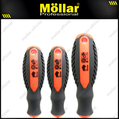 BISON 9922 Obeng Gagang Karet Set 6 pcs