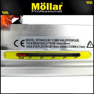 MOLLAR F5040 Mesin Staples Tembak 2 in 1 Angin Kompresor / Staple Gun