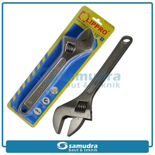 LIPPRO 232-10RH Kunci Bago 10" Ekonomis / Kunci Inggris Tipe Baru