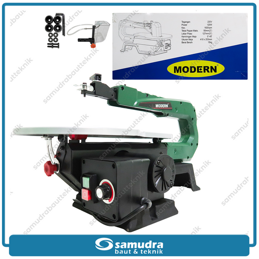 MODERN M-400A Mesin Gergaji Ukir Listrik 400 mm / Scroll Saw 16"