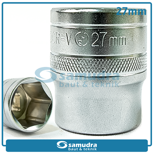 LIPPRO 3101M-27 Mata Sok 1/2" 6PT 27 mm