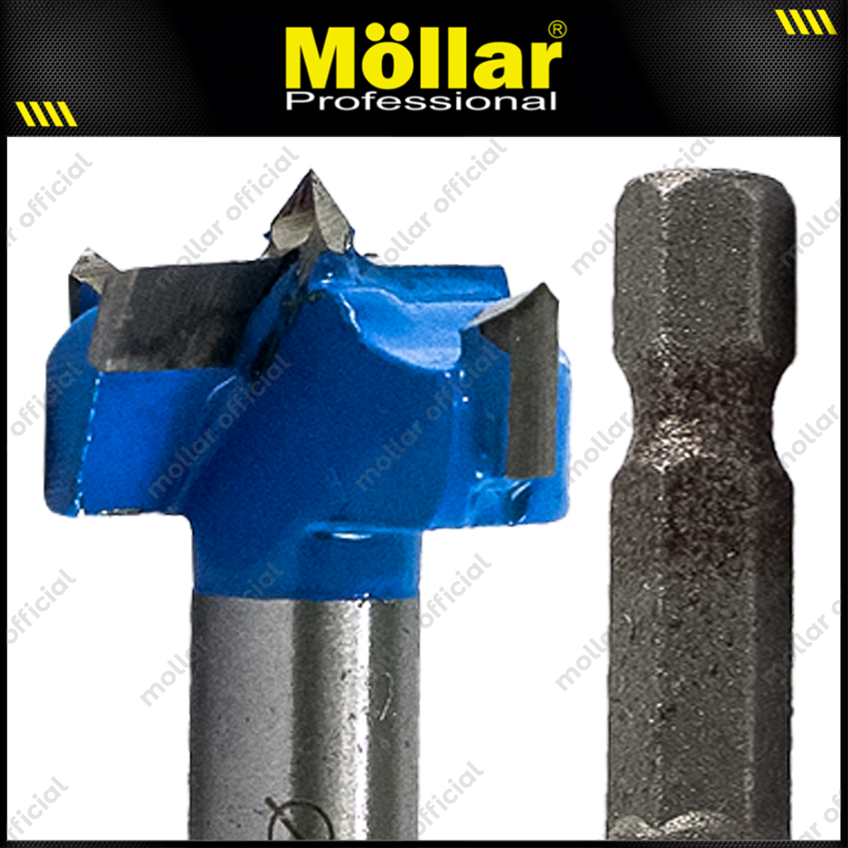 BISON D80981 Mata Bor Kayu Engsel Sendok 22 mm / Forstner Bit