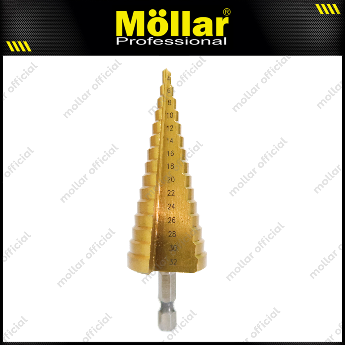 BISON D60703 Mata Bor Pagoda 4-32 mm