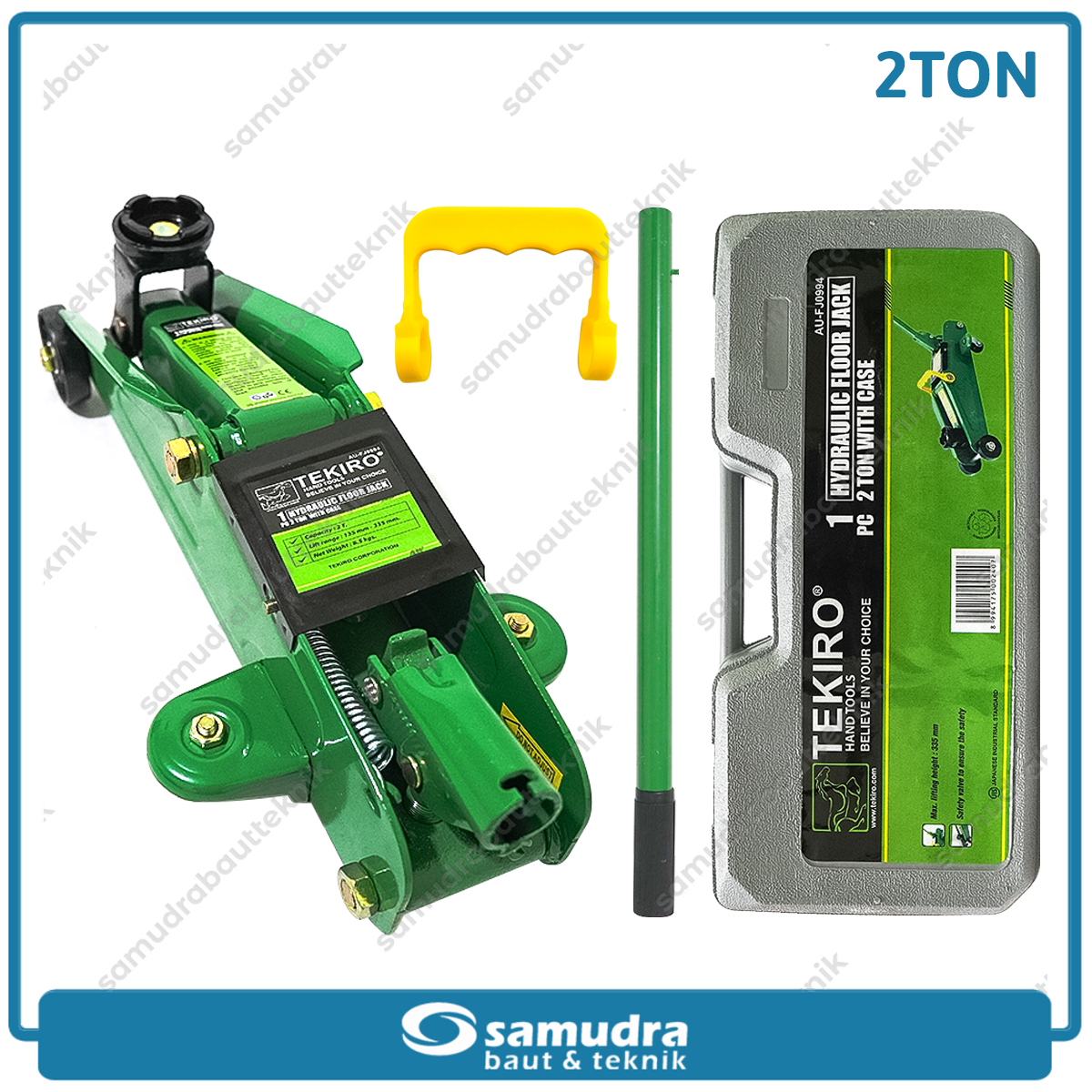TEKIRO AU-FJ0994 Dongkrak Buaya 2 ton Box Plastik