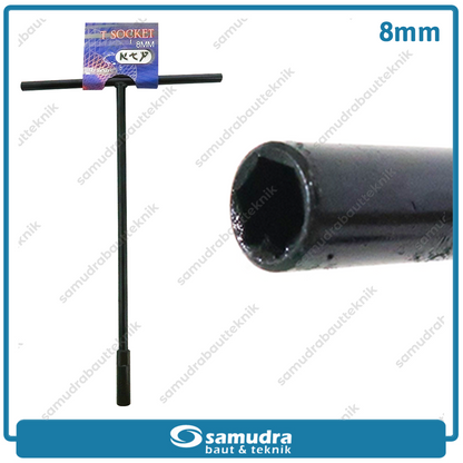 KTP Kunci Sok T Hitam 8 mm