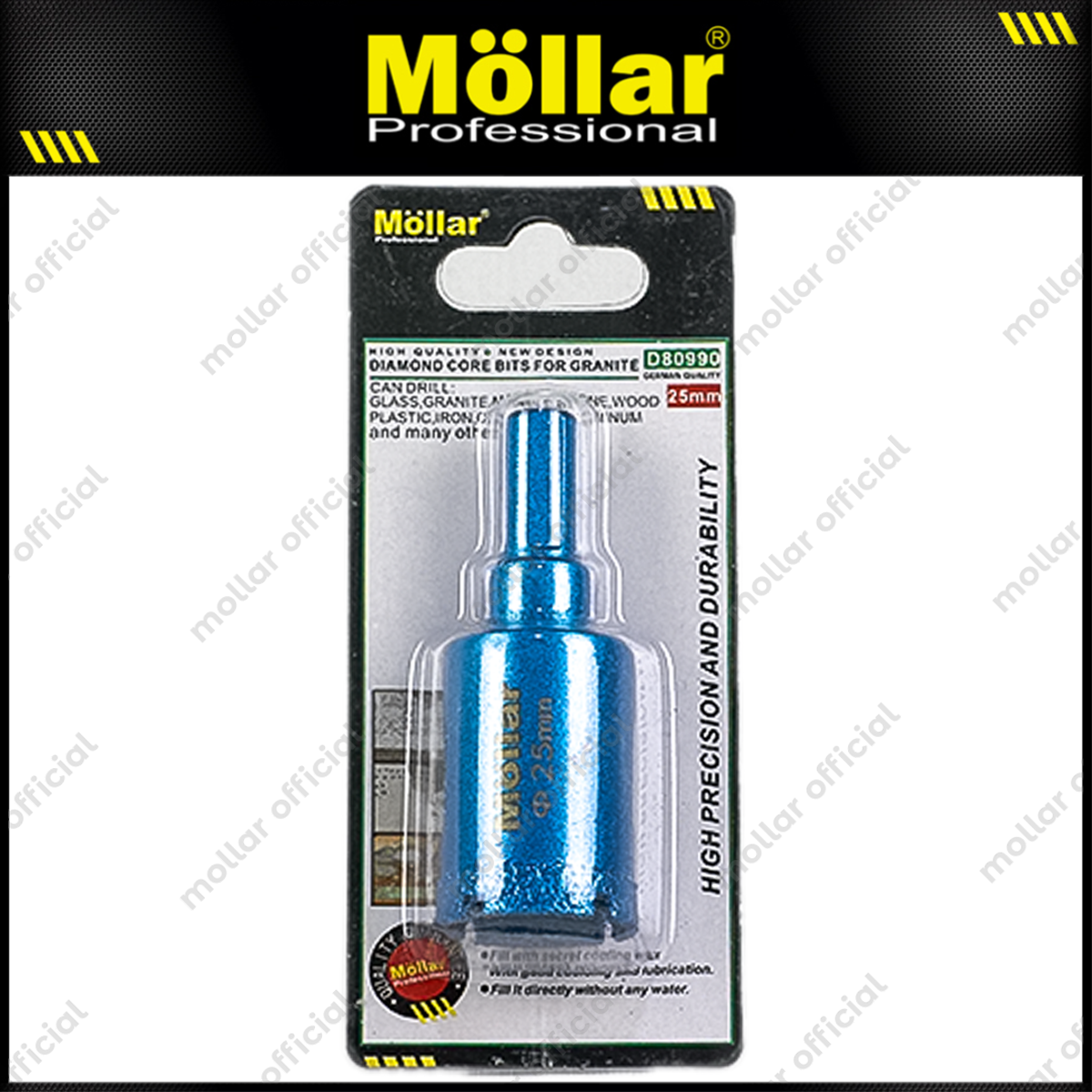 MOLLAR D80990 Mata Bor Granit 25 mm / Diamond Core Bit