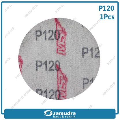 MST MST-YF-VS-412 Amplas Velcro Bulat No. 120 Mesin Gerinda 4"