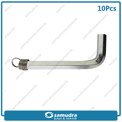 IZUMO Kunci L Set Pendek Chrome 10 pcs 1.5-10 mm