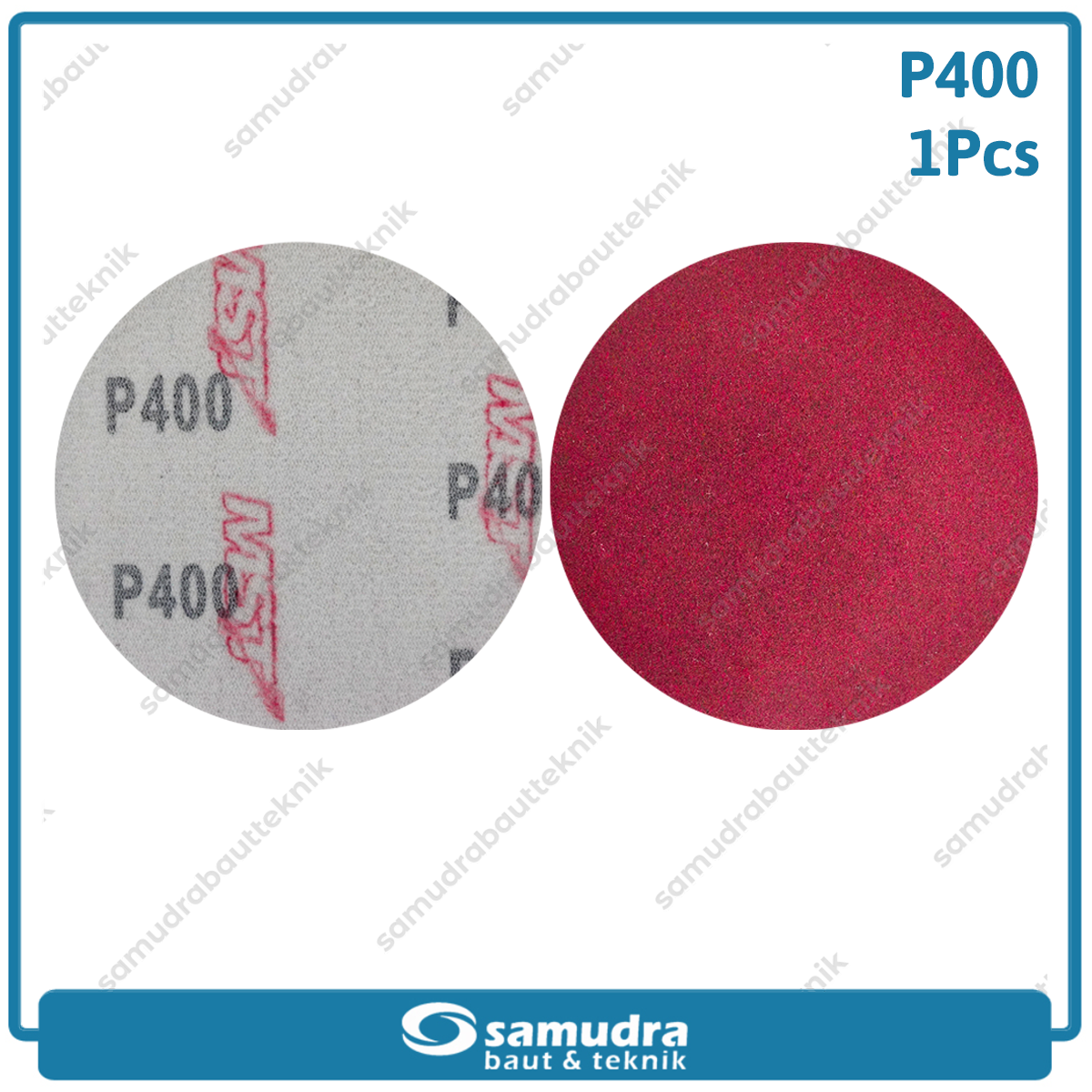 MST MST-YF-VS-440 Amplas Velcro Bulat No. 400 Mesin Gerinda 4"