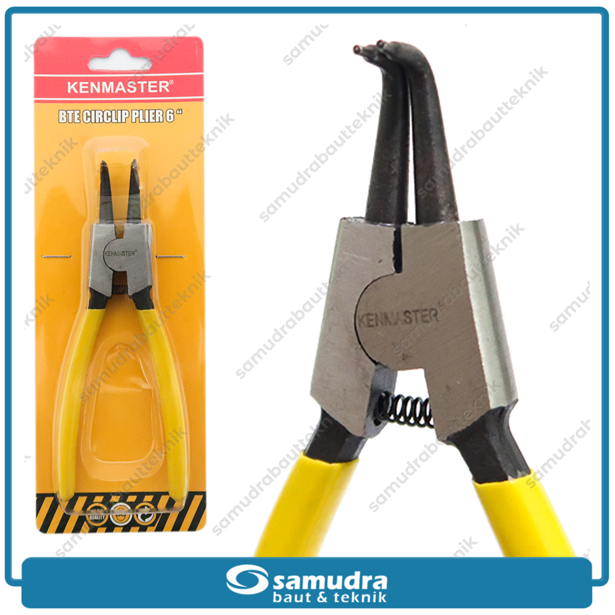 KENMASTER TANC-062 Tang Spi Bengkok Buka 6" / Tang Snapring Bent External